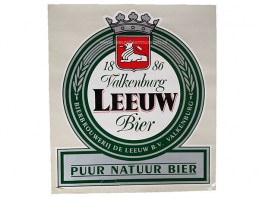 leeuw bier sticker jaren 80